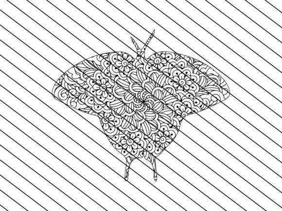 Download Butterfly Zentangle Craft Design - Premium Resources