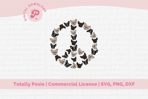 Download Frenchie Peace Sign SVG - Peace sign svg Collection