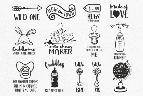 Download Baby Svg Bundle, Baby Quote Svg - Quote svg Collection