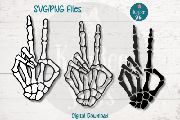 Download Skeleton Hand Peace Sign SVG PNG JPG - Peace sign svg Collection
